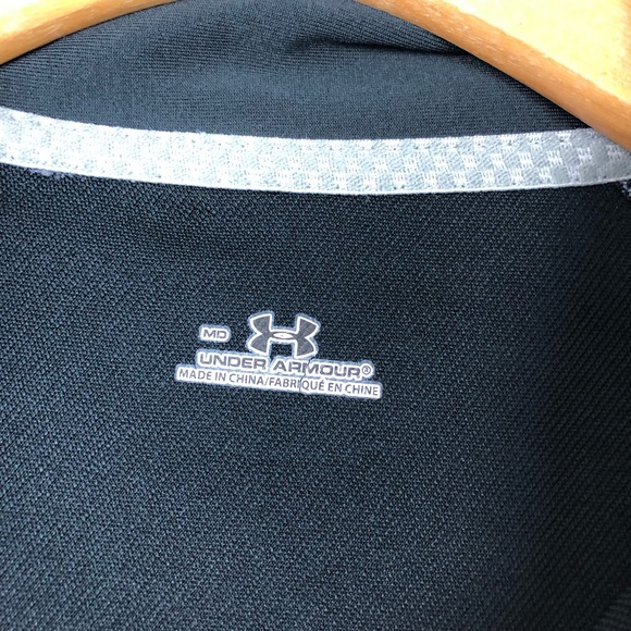 UNDER ARMOUR black quarter zip long sleeve shirt - Picture 8 of 8
